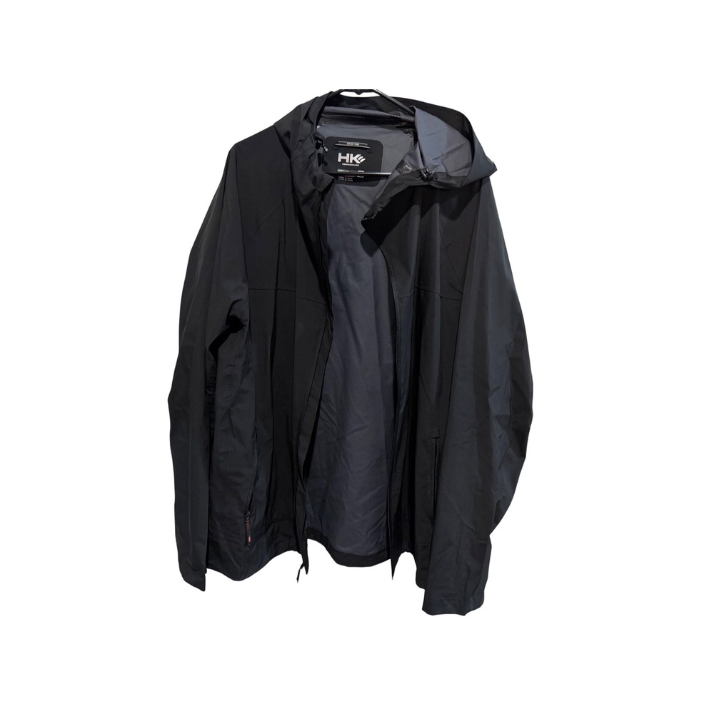 Hawke & Co Performance Mens XXL Black Hooded Windbreaker Jacket HGP1697